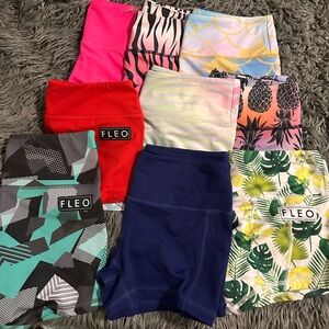 7 pairs of M Fleo & S Feed Me Fight Me shorts